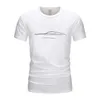 Mens Casual Top Short Sleeved T-shirt med biltryck Fashion Design Street Wear Basic Top Graphic Plain T-shirt 240408