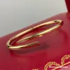 Guldarmband för kvinna nagelarmband designer smycken kvinna älskar armband guld armband för kvinnor lyx armband personliga armband guld armband för kvinnor guld