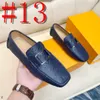 40model 2024 Nouvelle mode Luxurious hommes hommes habille chaussures décontractées de bureau haletants Chaussures hommes concepteur slip sur chaussures de bateau hommes mocassins italiens plus taille 46