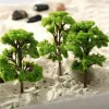 Hausgartendekorationen Künstliche Pflanzen 10pc 7/9 cm Bäume Modell Garten Wargame Zugbahn Architektur Layout