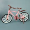 1pc 1/12 accesorios de muñecas BJD juguetes para bicicletas mini bicicleta para ob11 juguetes modelo de bicicleta para niños regalo