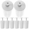 För stoppar Windows -fästelement Roller Stopper Bambu gardingardiner Slutarbuffert 8st White Rolling Fastener