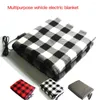 Blankets Car Electric Blanket Winter Warm Seat Cover Heating Warming Products Pad Mat Accessories