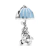 Jiminy Cricket Pendant الأزرق المينا 925 Sterling Silver Silver Beads Beads المجوهرات 797492en41 سحر هدية الموضة