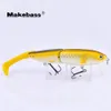 Makebass 984in1599oz Multijunto Wobbler Fishing Lures Crankbait Minnow Isca dura Pesca Carnada para pescadores profissionais 240327