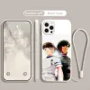 Phone Case For Iphone 14 13 11 12 Mini Pro XS Max XR X Soft Silicone TPU New Cover Captain Tsubasa Ozora Genzo football