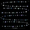 Party Decoration Iridescent Blue 16th Birthday Decorations Number 16 Circle Dot Twinkle Star Paper Garlands Hanging Streamer Bunting