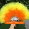 Decorative Figurines Christmas Decoration Feather Fan Upgrade Party Dancing Hand Classical Nostalgia Cheongsam Catwalk Gradient