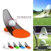 1 pezzi pressione mettine golf trainer aiuti golf simulator pract putt aim office casa tappeto golf per pressione golf putt trainer