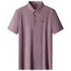 Men's Polos 8XL 7XL 6XL 2024 Summer Business Shirts For Men High End Luxury Mens Polo Shirt Casual Loose Homme Fashion Male T-Shirt