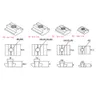 5/10/20 stcs M3 M4 M5 M6 M8 T Blokkeer vierkante moeren T-track Glijdende hamermoer 2020 3030 4040 4545 voor het aluminium profiel van het bevestigingsmiddel