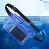 Waterdichte zaktaille tas 3-laags verzegelde mobiele telefoon opbergtas buitenstrand zwemmen surfen vissen accessoires 18 x 22 cm