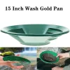 15 Inch Plastic Wash Gold Pan Basin Nugget Mining Dredging Prospecting for Sand Gold Mining Manual Wash Gold Panning Equipment