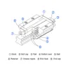 4st HGH25CA Square Carriages HGW25CC Flang Slider Block Fit 25mm Hiwin HGR25 Linear Guide Rail for CNC Graver Milling Router