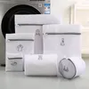 Tvättpåsar 6st/set broderi antideformation bh underkläder skyddspåse förtjockad dubbel lager sortering tvättpaket