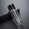 Wine Glasses Glass Water Bottles Tea Infuser Bottle Separation Mug DoubleLayer Portable Creative Cup Home Waterbottle Car