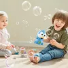 バブルメーカーエレクトリックオートマチックかわいい泡マシンキッズポータブルアウトドアパーティーおもちゃのブロワーおもちゃのお子様ギフト