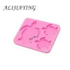 DIY cuckold family silicone mold turtle mother/baby keychain mould Liquid silicone mould Not sticky epoxy resin molds DY0105