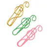 Figurines décoratives mignons Clips Clips Music Note Style Cool Paper for Family