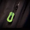 5/10pcs Luminous Reißverschluss -Zugzieher Endseil leicht zu finden Zip -Kabel -Labat -Abzieher Ersatzenden Lock Reißverschlussbeutel Clip Schnalle Fixer