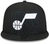 American Basketball "Jazz" Snapback Hats 32 lag Luxury Designer Finals Champions Locker Room Casquette Sports Hat Strapback Snap Back Justerable Cap A9