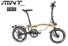 Bikes MINT T9C 16Inch Folding Bike /9-Speed Three Folding Bicyc / Disc Brake Bike L48
