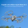 DRONES 1SET PROPELLERプロテクターガードDJI Mavic Air 2 Blade Props Wingファンカバークイックリリースバンパー保護スペアパーツキット