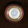 Decorative Figurines Delicate Chinese Famille Rose Porcelain Enamel Colorful Bowl Painted With Flowers No.1