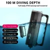 Professional Diving Light IPX8 Rechargeable L2 LED Searchlight Super Bright Waterproof Flashlight 100 Meters Underwater Lantern