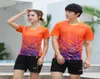 2020 LI NING NEW TEWMINTON COLLES MEN039S and Women039S تجفيف سريع للأكمام الرياضية القصيرة التنس القميص SE6422596