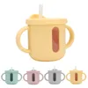 Mokken Toddler Training Cup Silicone Sippy Cups strakke lekvrije hoes Materiaal Lichtgewicht Portable veel gebruikt voor Home