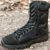 Boots Men Tactical Military Boots Chaussures Automne confortable Breatte Black Combat Army Travail Chaussures Botas Homme Boots WearResicant