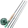 Rod Reel Combo Sougayialng 27M 56 Carbon Fiber Tralight Weight Fishing And Fly Goldgreen Pesca257B6642706 Drop Delivery Sports Outdoor Dhqdz