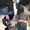 Phone Bag Pouch for iPhone 14 13 Samsung S23 22 S10 Belt Clip Holster Mobile Phone Case Cloth Cover Men Waist Bag for Xiaomi