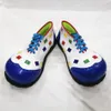 34cm Puntos azules Big Circus Clown Shoes Cartoon Cosplay Accesorios Comic Joker Cosplay Funny Wear Unisex One Size Party Favors