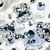 Mr. Paper 30 feuilles / emballage mignon Little Black Cat Sticker Pack Exquise Sceling Scellant Handbook Materials Kawaii Stationery