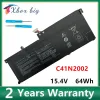 Batterier C41N2002 15.4V 64Wh Laptop Battery för Asus Zenbook Pro 15 UX535 UX535L UX535LH UX535LI UX535LHBH74 UX535LHBN002T