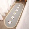 Carpets Cashmere Imitation Bedroom Girl Room Cute Side Long Strip Carpet Ins Wind Household Bed Before Cartoon Floor Mat