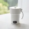 220V Folding Electric Kettle 0.6L Household Portable Travel Electric Water Kettle Intelligent Insulated Kettle Bubble Milk