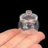 1pcs 1:12 Dollhouse Mini pot de verre Bottle Bottle Rangement Bouteille Terte flacon de flacon Wishing Kitchen Home Decor Toy