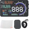 A8 5.5inch EOBD OBD2 HUD ARAŞ KAYAK UP DIGILD DIGICE HEDECE TOZETİ PROJEKTÖR ALARMLI LCDAUTO ELEKTRONİK AKSERSİYELERİ