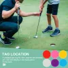 100 PCs Golfball Marke Kunststoff gemischte Farbe 100pcs lustige Marker für Bälle markieren Männer Männer rund Golfs Mann