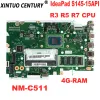 マザーボードGS440 GS540 NMC511レノボアイデアパッド用マザーボードS14515APIラップトップマザーボードR3 R5 R7 CPU 4GRAM 100％テスト作業