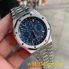 Swiss AP Wrist Watch Royal Oak Series 26574st.OO.1220ST.02 Precision Steel Blue Plate Calendar Means Mechanical Watch