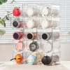 Transparent Water Bottle Organizer Stackable Bottle Storage Holder For Kitchen Vacuum Flask Holder Home Cabinet Organizer DC05