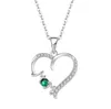 Colliers pendants pendentifs bijoux diamant pêche coeur de la fête des mères cadeaux Famille fille sœur Collier Collier Drop Livraison 2021 Otum8