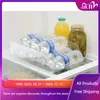 Bottiglie di stoccaggio trasparente bidoni del frigorifero per bottiglia d'acqua organizzatore di organizzatore di contenitori cucina e