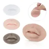 1pcs microblading réutilisable 5D Silicone pratique lèvres Skin Europe Solid Lip Bloc pour les outils de maquillage de tatouage d'entraînement débutant PMU