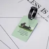 Tag de bagagem de cães Scottie de Kawaii Scottie personalizada com Nome Card Scottish Terrier Privacy Cover Id Rótulo para mala