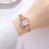 Wristwatches fashion small dial steel bracelet band women dress240409